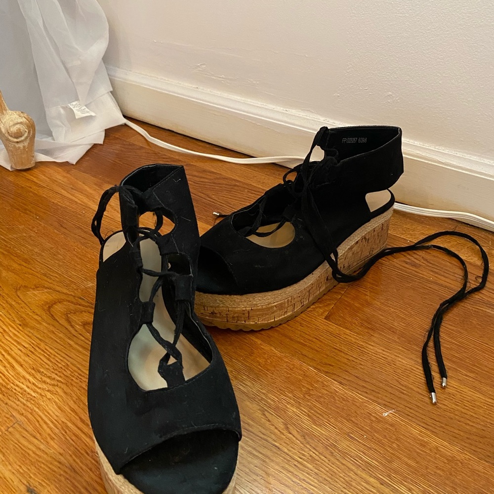 Boohoo Lace Up Sandals